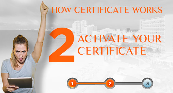 Step 2 Activate your Certificate